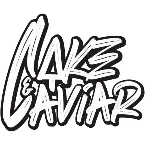 Cake & Caviar logo who's product is sold at LaCanapa pot shops and weed stores in Vancouver. weed delivery vancouver. canna vancouver. vancouver pot stores.